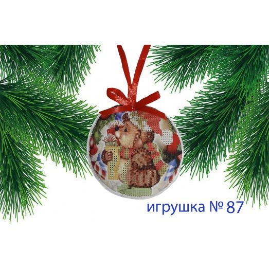 ИПК-087  Пошитая елочная игрушка. ТМ Красуня